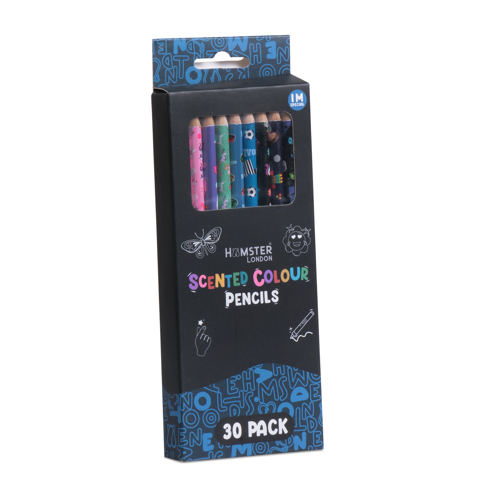 Hamster London Scented Colour Pencil set of 30
