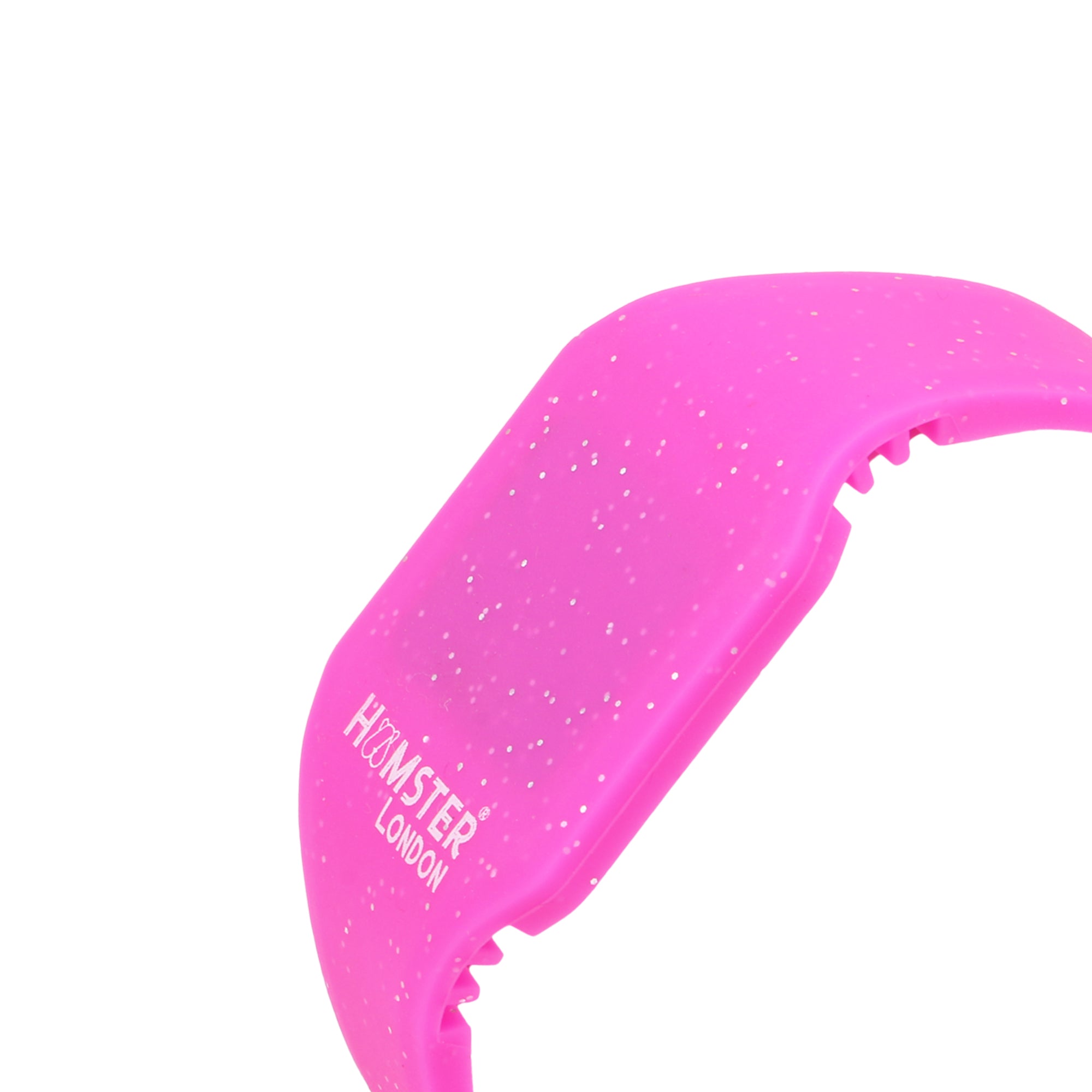 Hamster London Silicon Glitter Digital LED Band Wrist Watch Pink Glitter