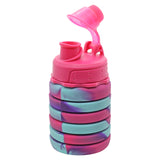 Hamster London Silicone Expandable and Foldable Water Bottle Hot Pink