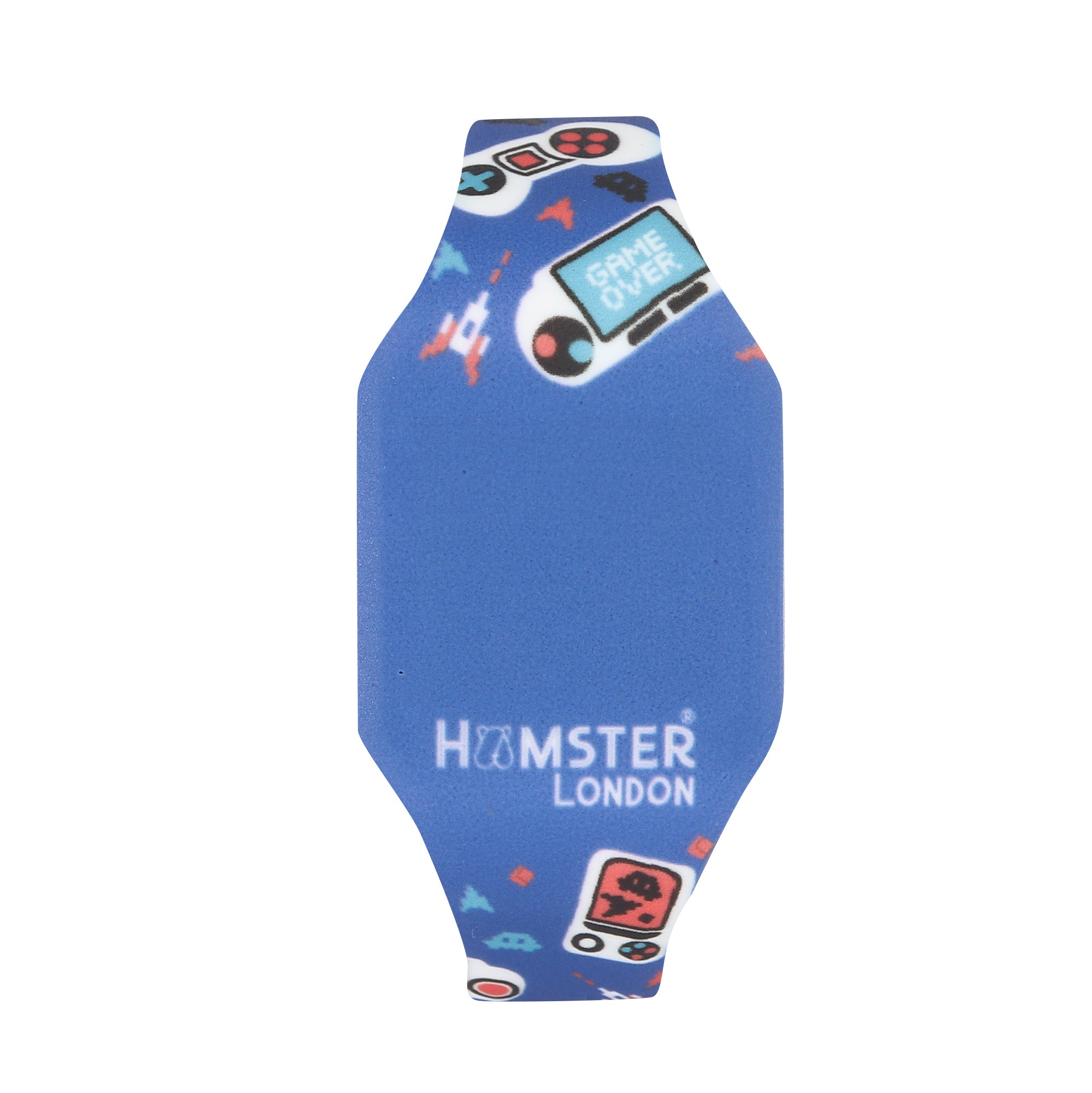 Hamster London Silicon Digital LED Band Gamer Blue Watch