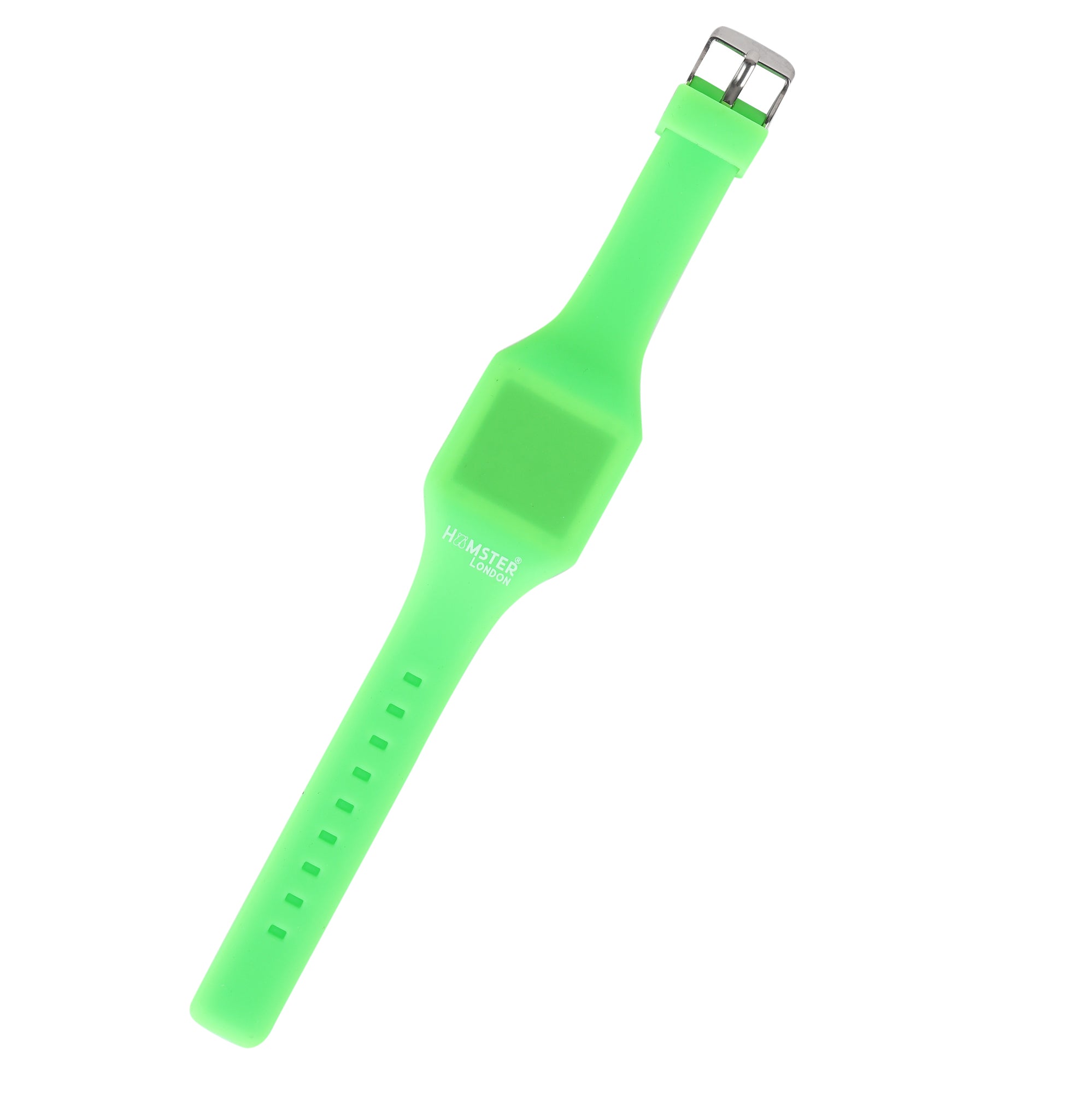 Hamster London Silicon Digital LED Band Hype Green Watch
