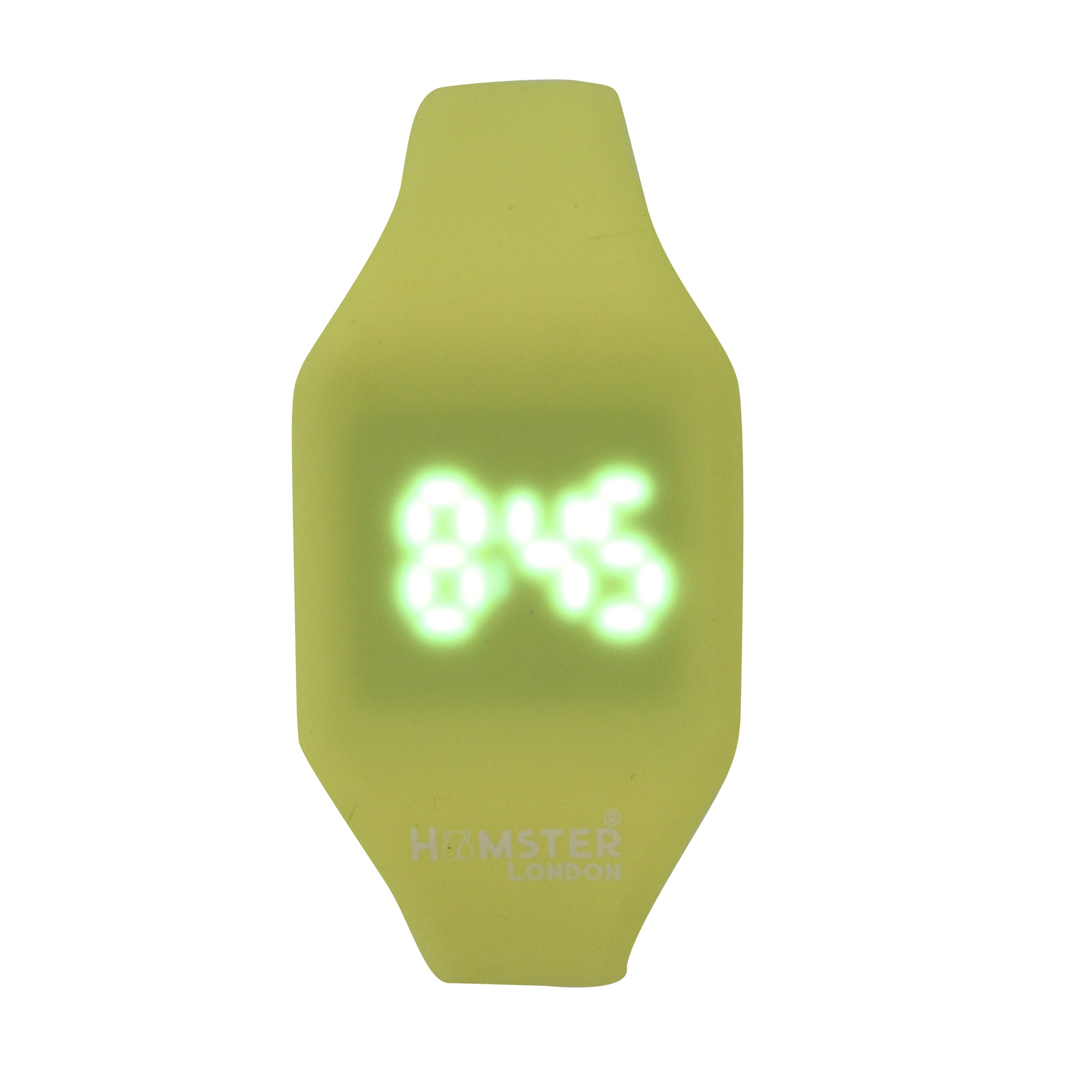 Hamster London Silicon Digital LED Band Hype Neon Watch Yellow