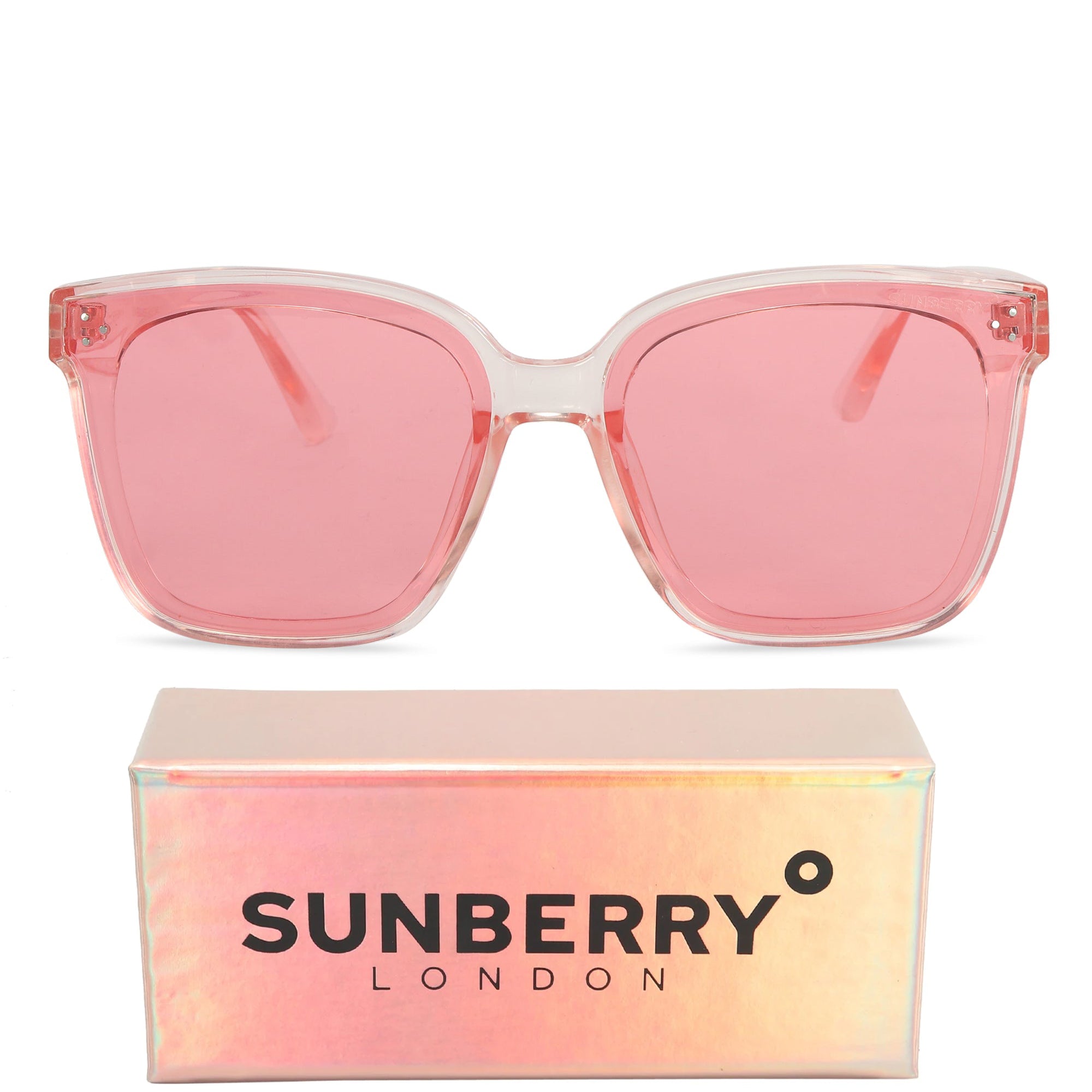 HL Sunberry High-Key Pink Glasses With Free Case