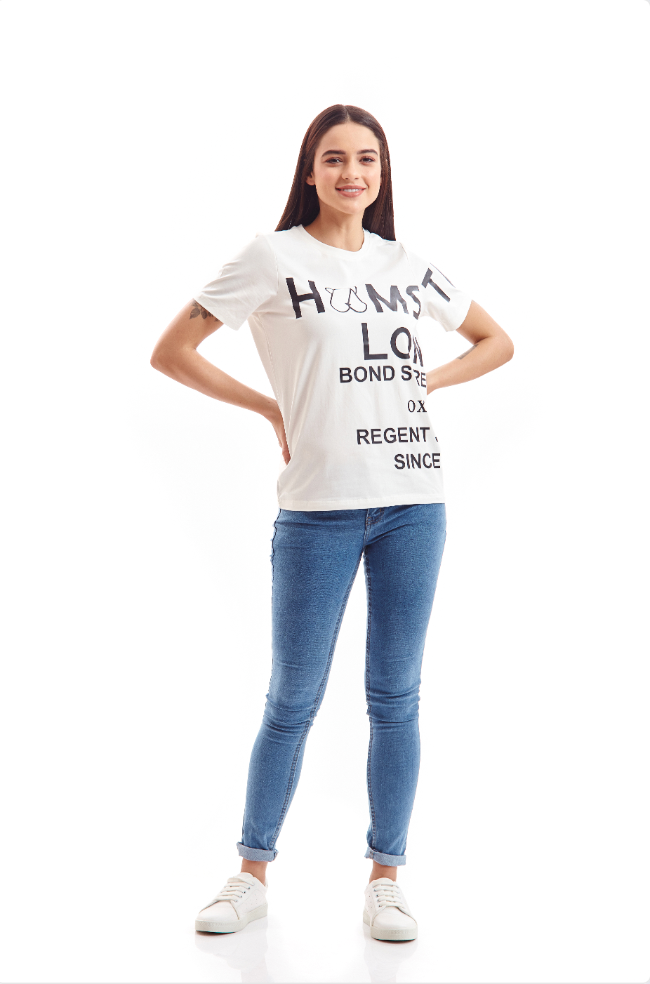 Hamster London Street Tees White