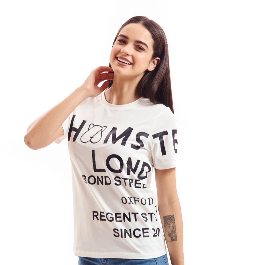 Hamster London Street Tees White