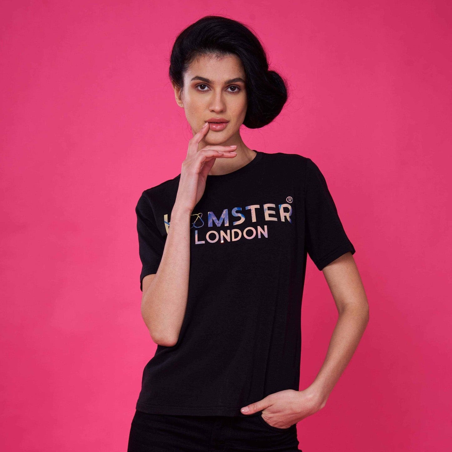 Hamster London Classic Holo Party T Shirt