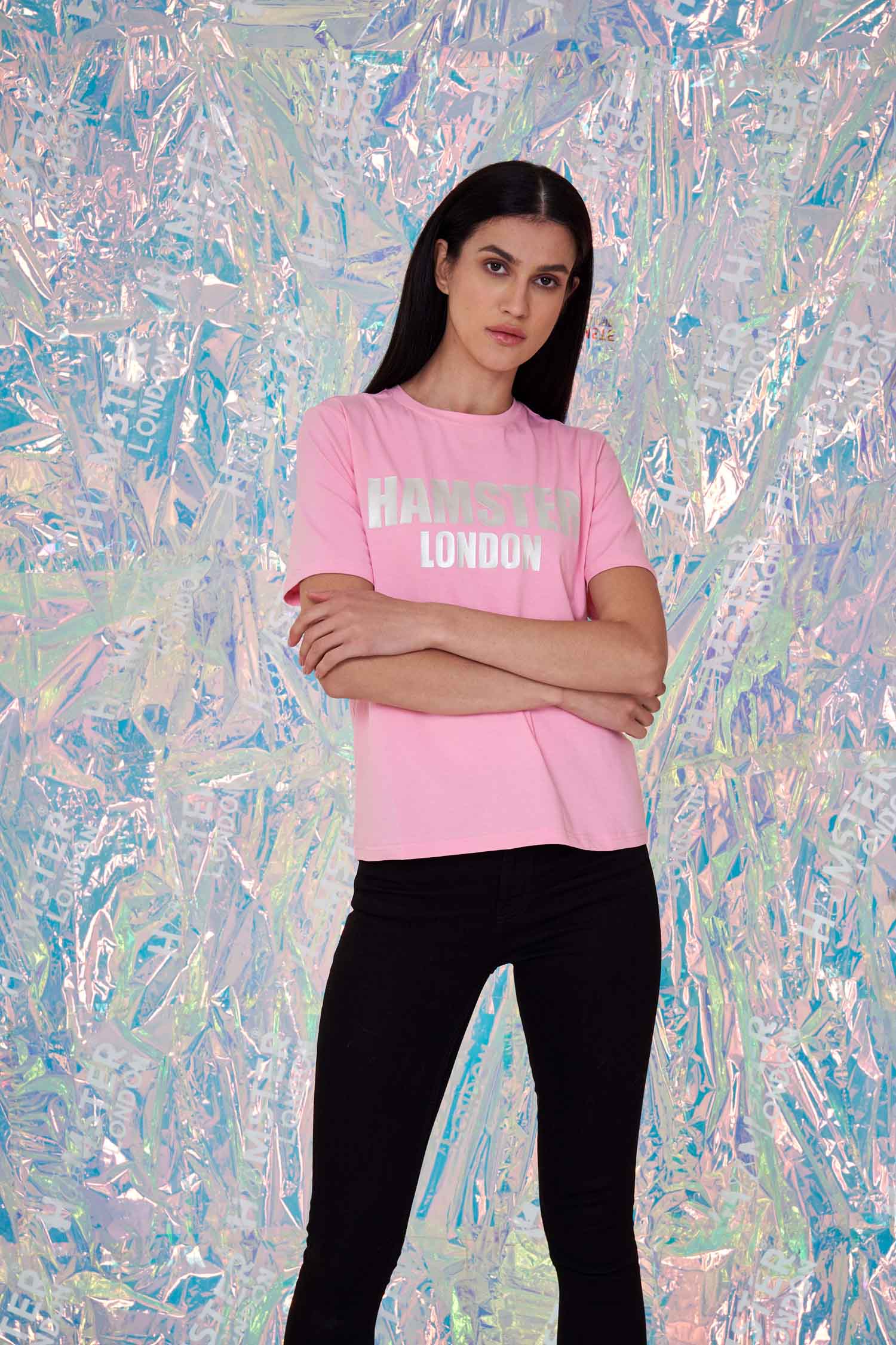 Hamster London Metallic Silver Tees