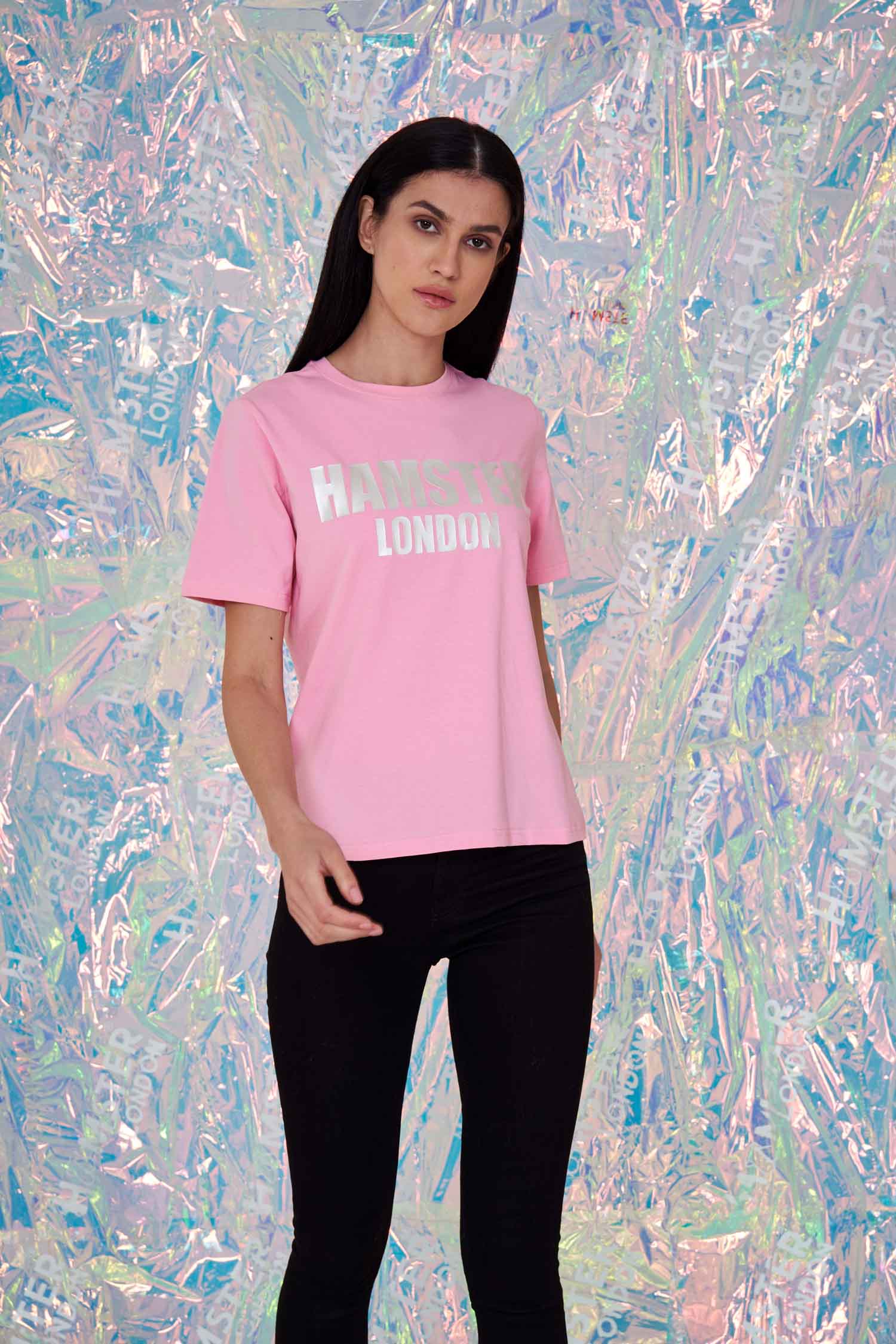 Hamster London Metallic Silver Tees