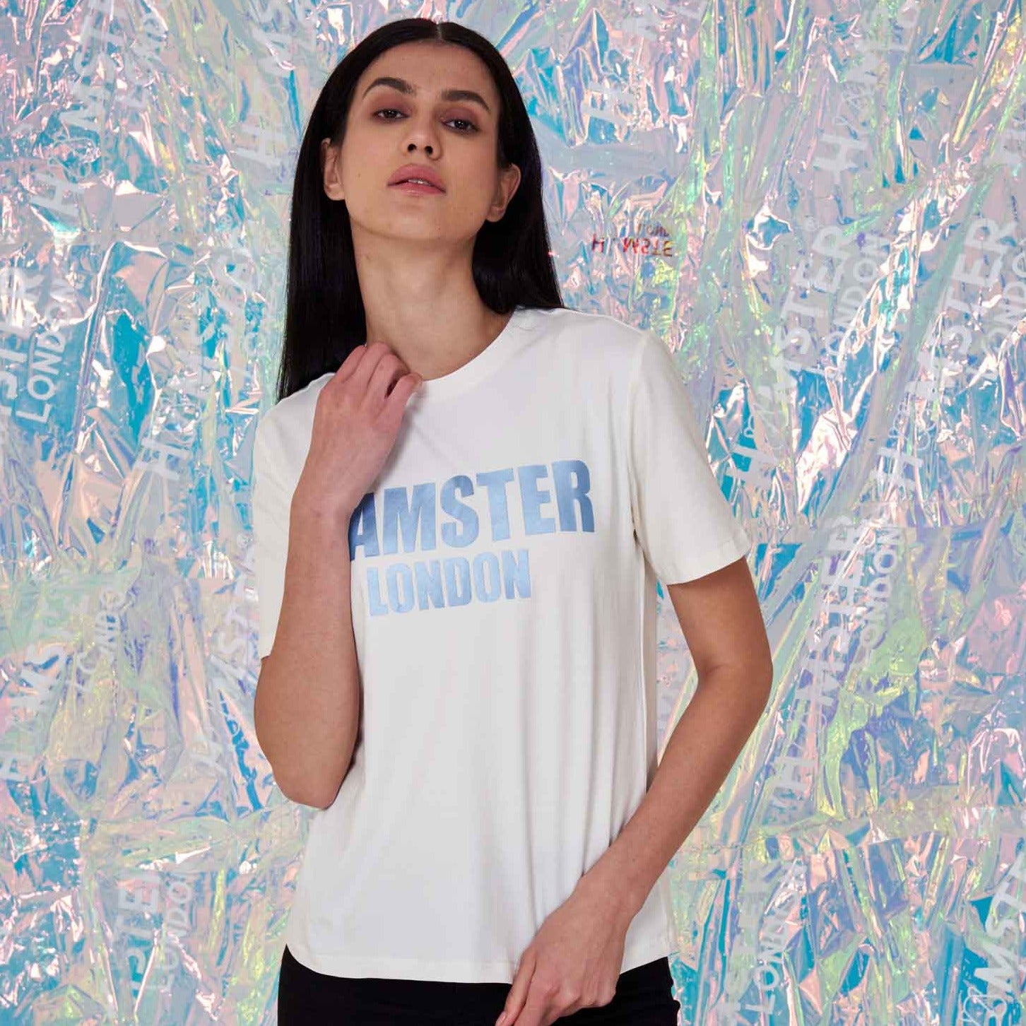 Hamster London Metallic Blue Tees
