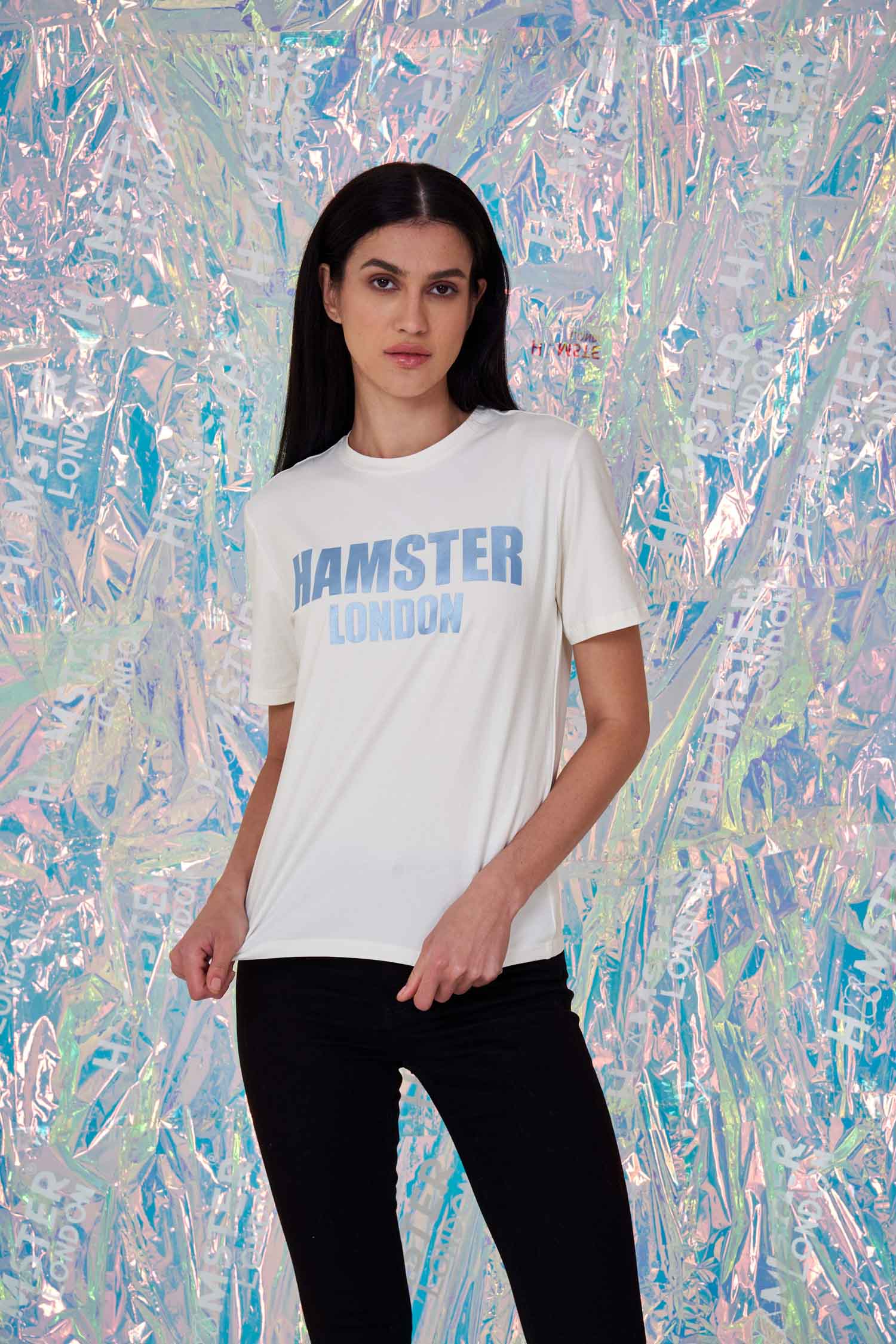 Hamster London Metallic Blue Tees
