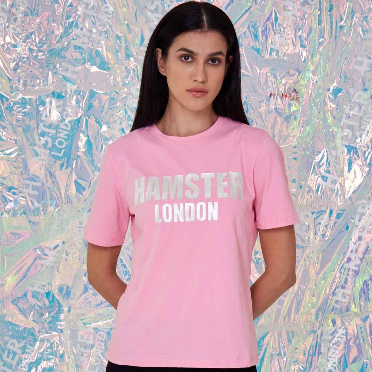 Hamster London Metallic Silver Tees