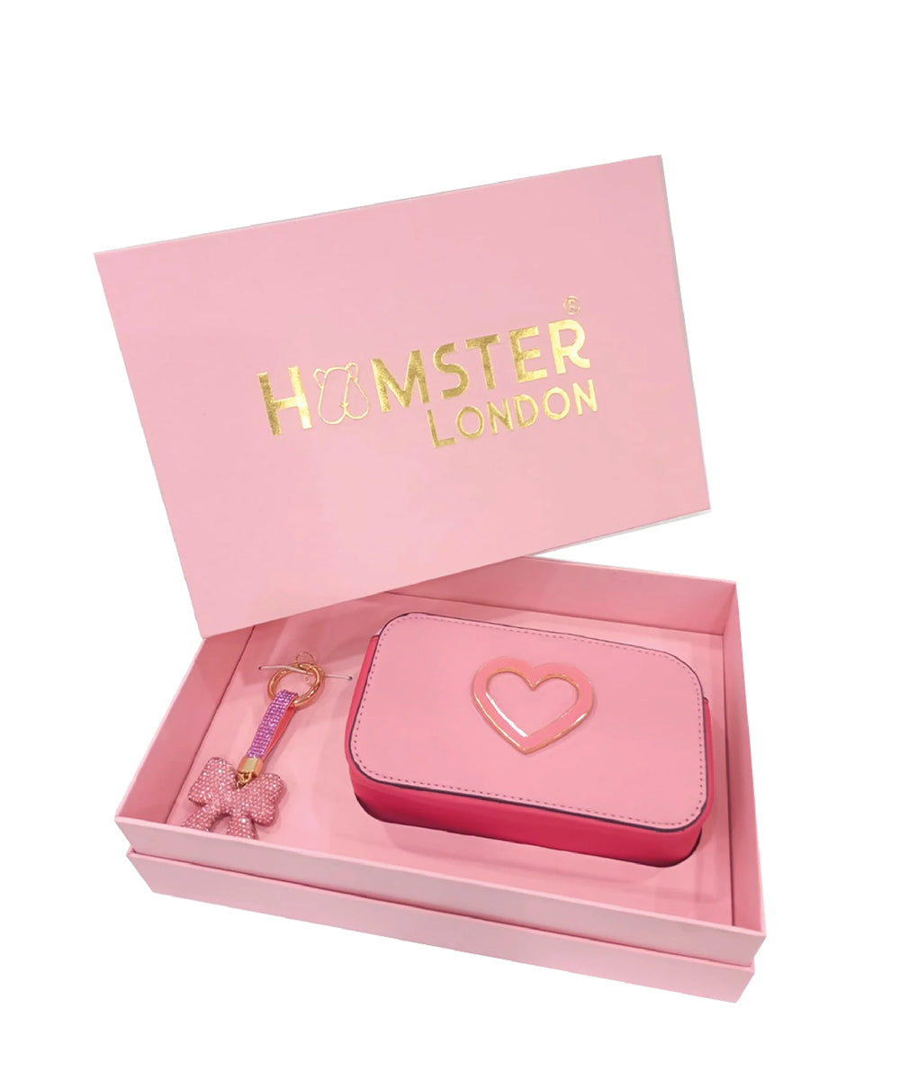 Hamster London Pink Twist Sling & Charm Gift Box Set