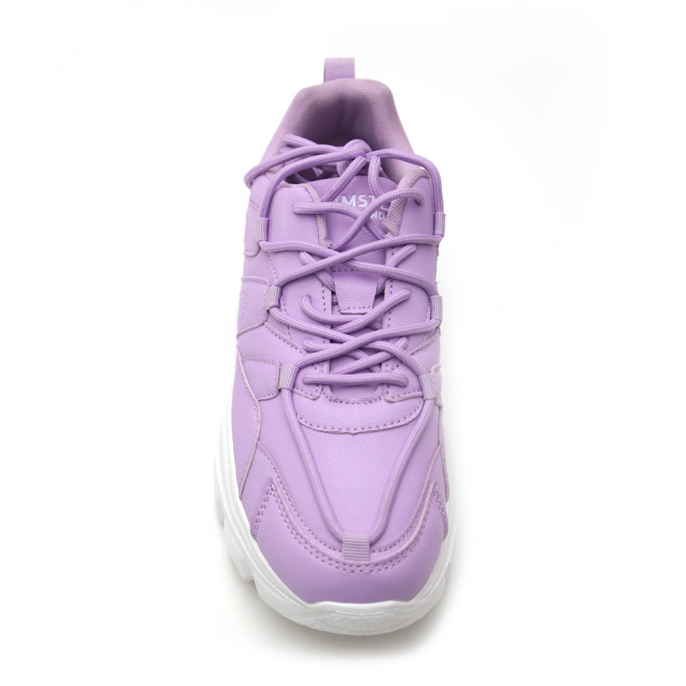 Hamster London Mousehole Purple Party Sneakers