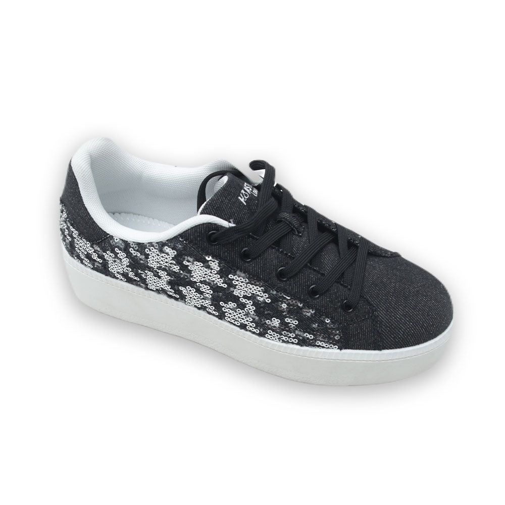 HL Super Model Bling Black Sneaker