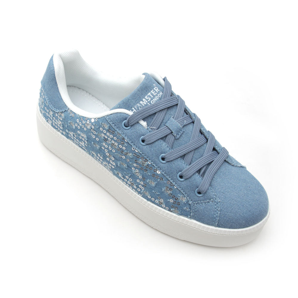 HL Super Model Bling Blue Sneaker