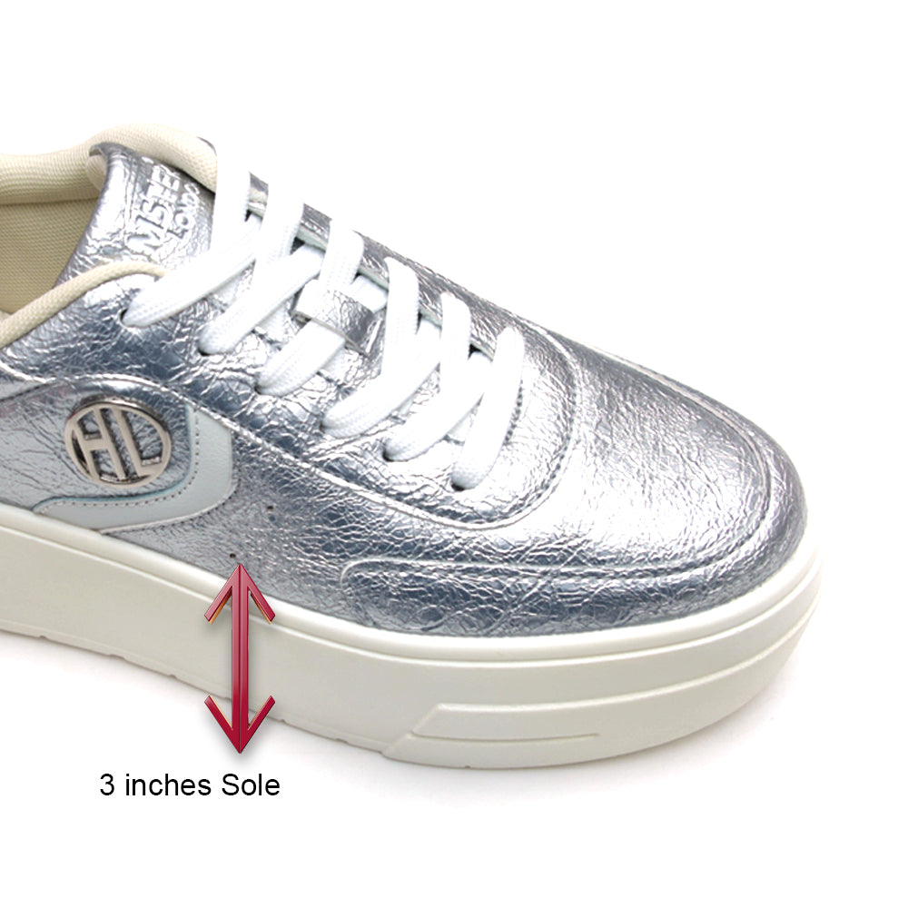 HL Metallic Motion Silver Sneaker