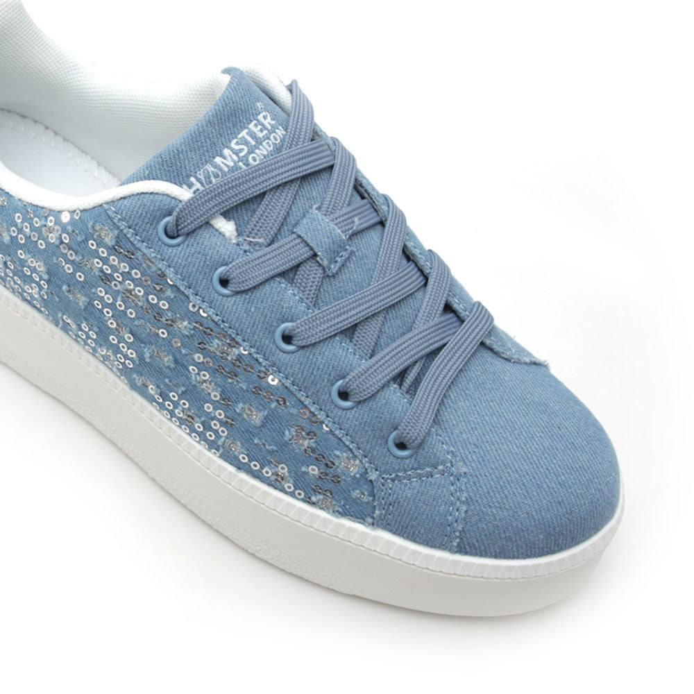 HL Super Model Bling Blue Sneaker