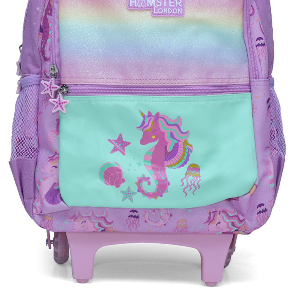 Hamster London Twinkle Horn Unicorn Trolley Bag