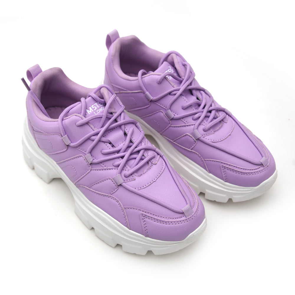 Hamster London Mousehole Purple Party Sneakers