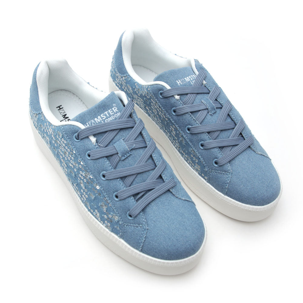 HL Super Model Bling Blue Sneaker