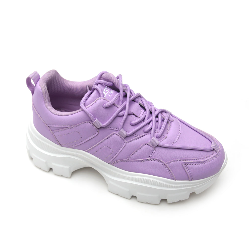 Hamster London Mousehole Purple Party Sneakers