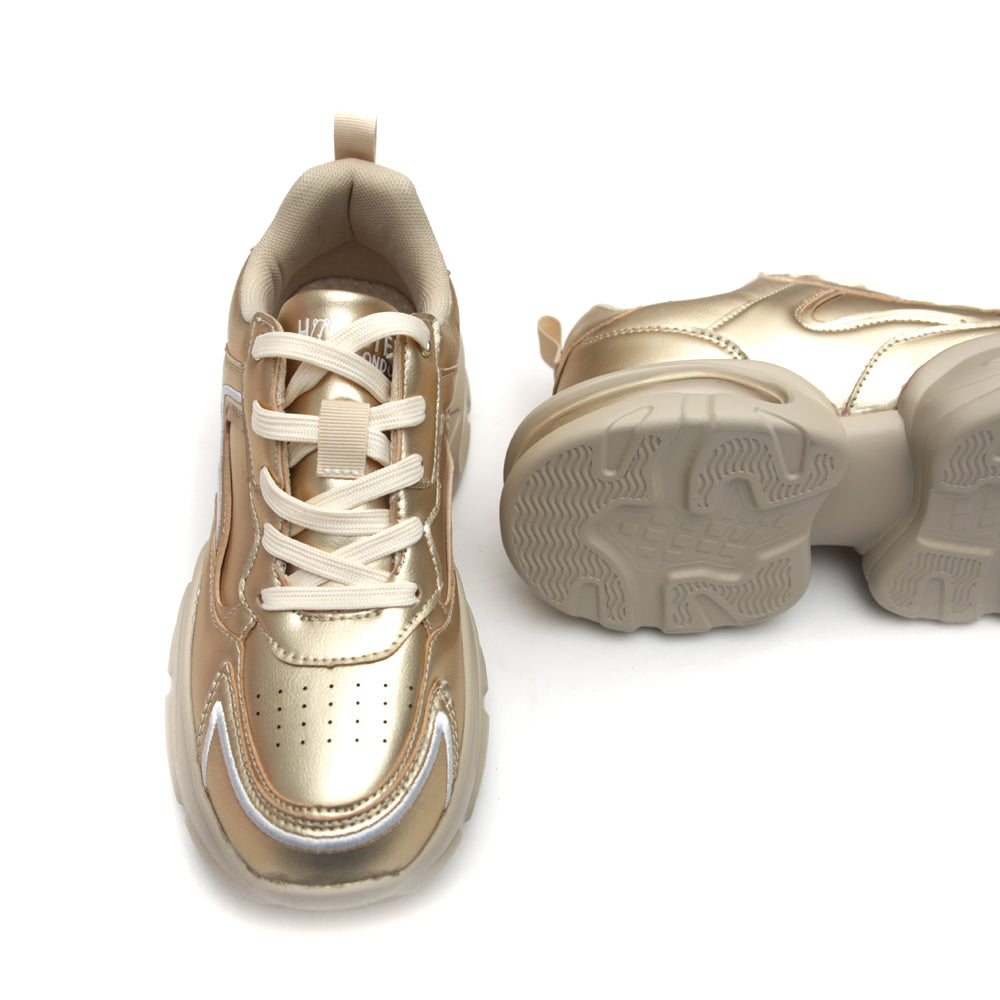 HL Matte Gold Party Sneaker