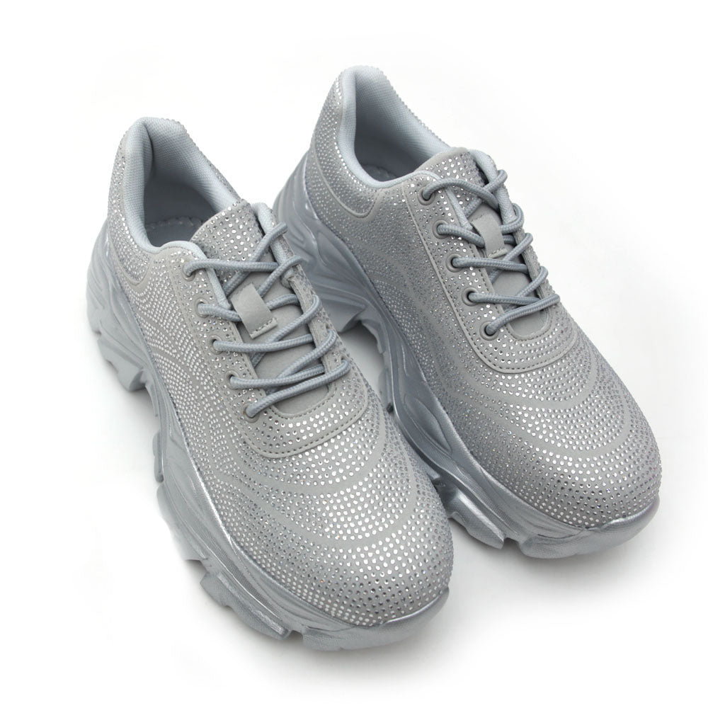 HL Crystal Silver Sneaker