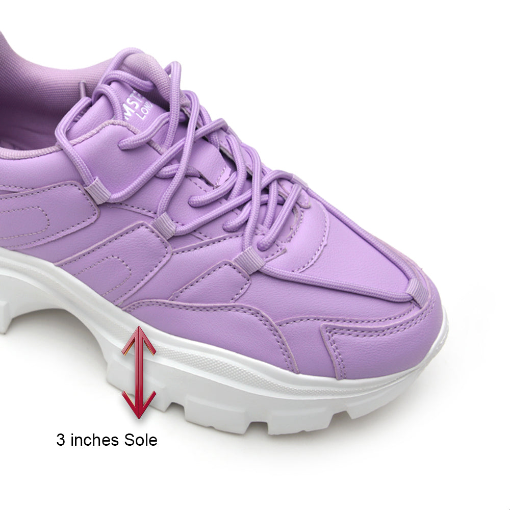 Hamster London Mousehole Purple Party Sneakers
