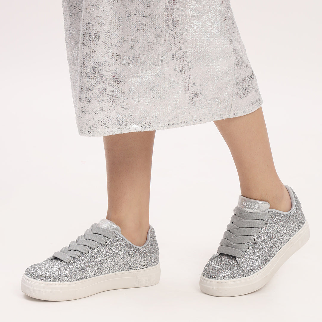 HL Mousehole Silver Party Sneakers