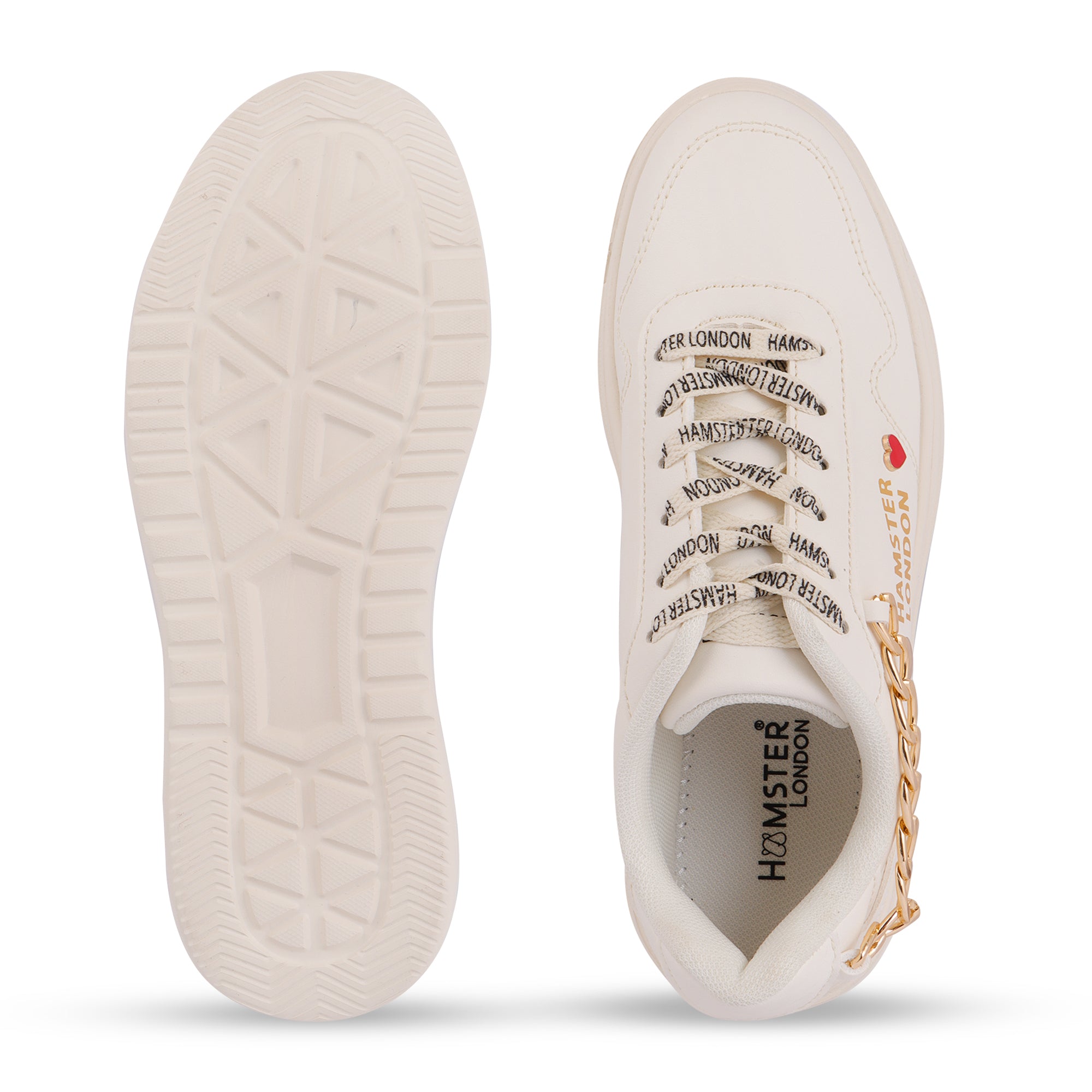 Hamster London Marcella Classic White Party Sneakers