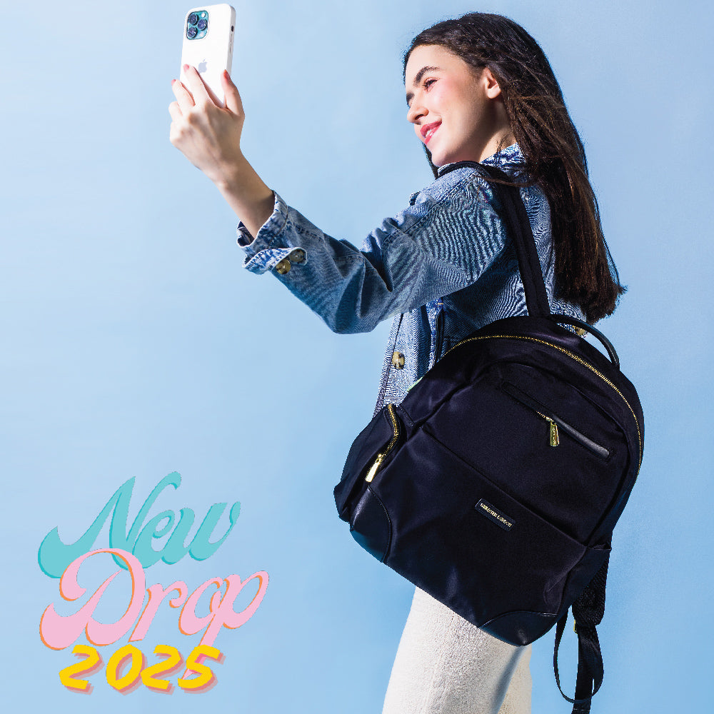 Hamster London Pastel Promise Backpack Black
