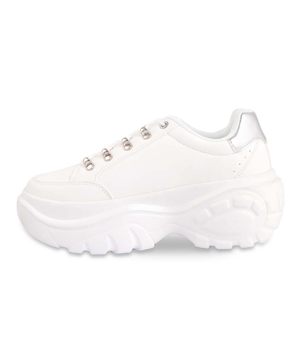 Hamster London Heli Silver Stripe Party Sneakers