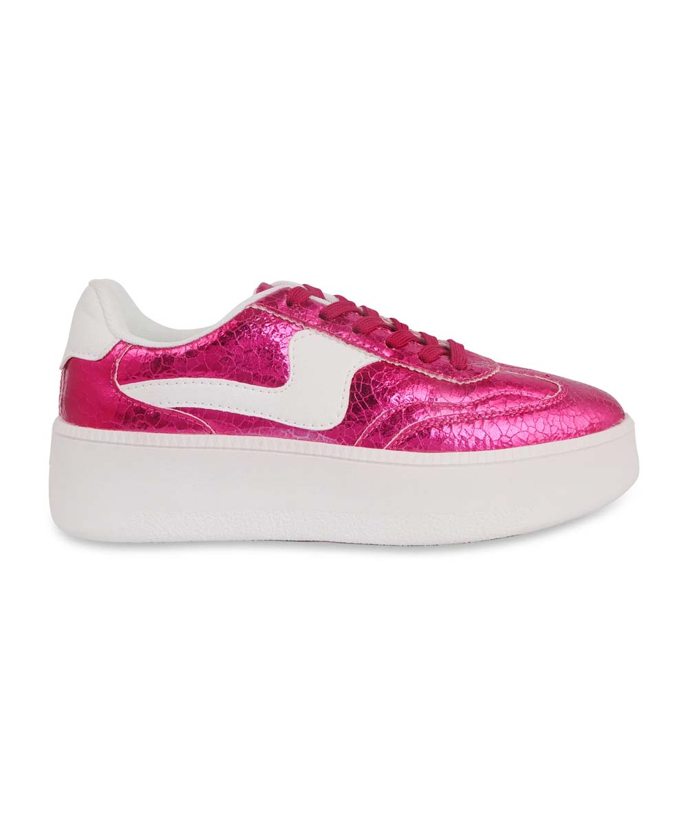 Hamster London Holiday Party Pink Sneakers