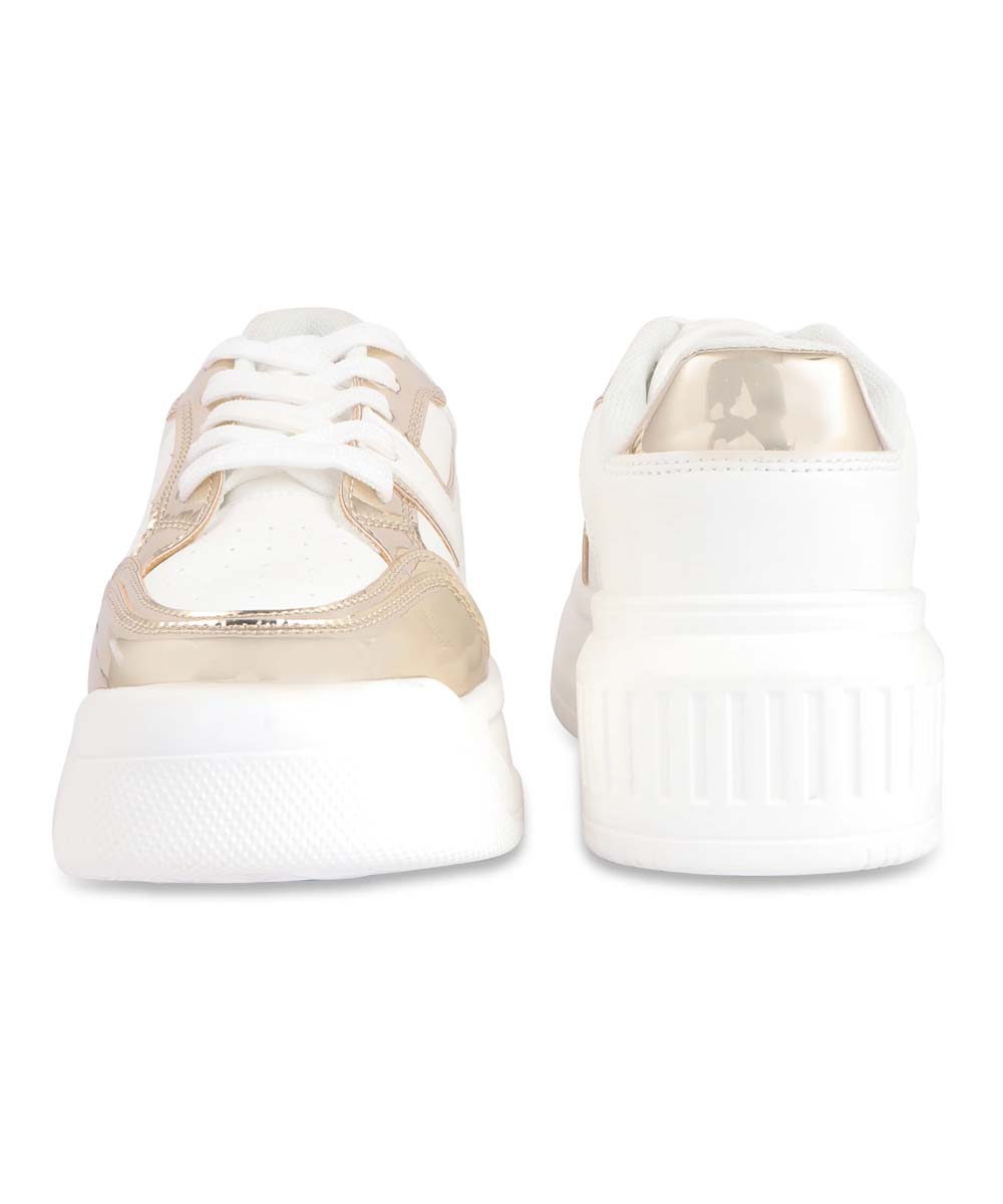 Hamster London Haven Party Gold Sneakers