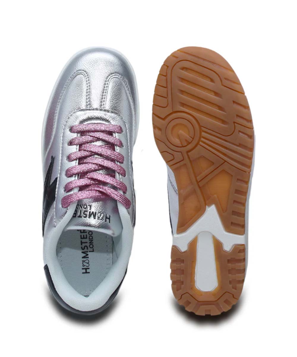 Hamster London Lighting Silver Sneakers
