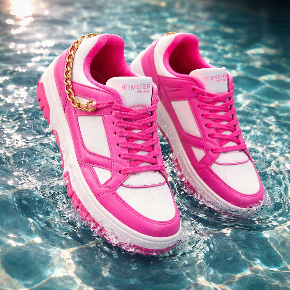 Hamster London Haven Pink Party Sneakers