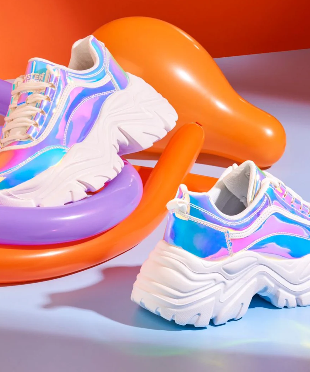 Hamster London Mousehole Holo Party Sneakers