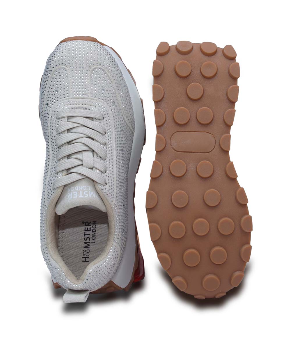 Hamster London Love Stone Off White Sneakers