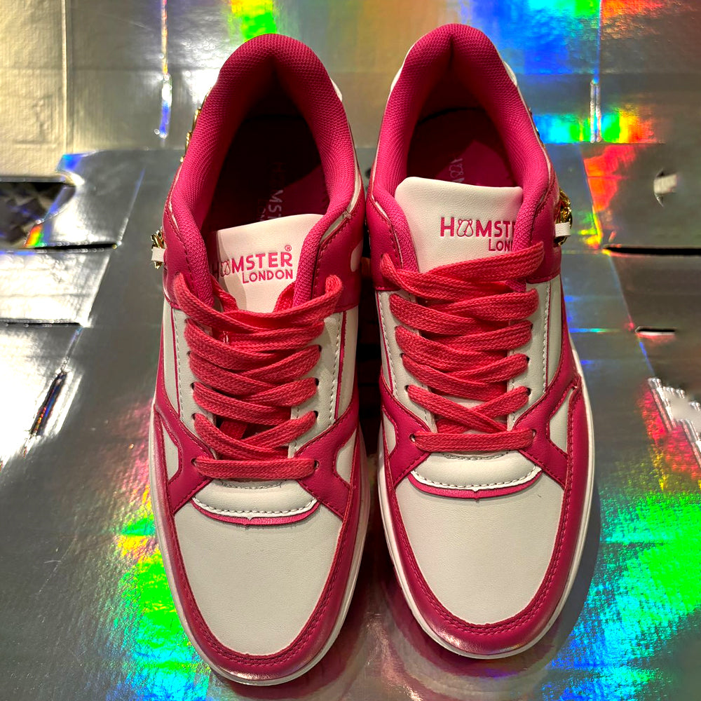 Hamster London Haven Pink Party Sneakers