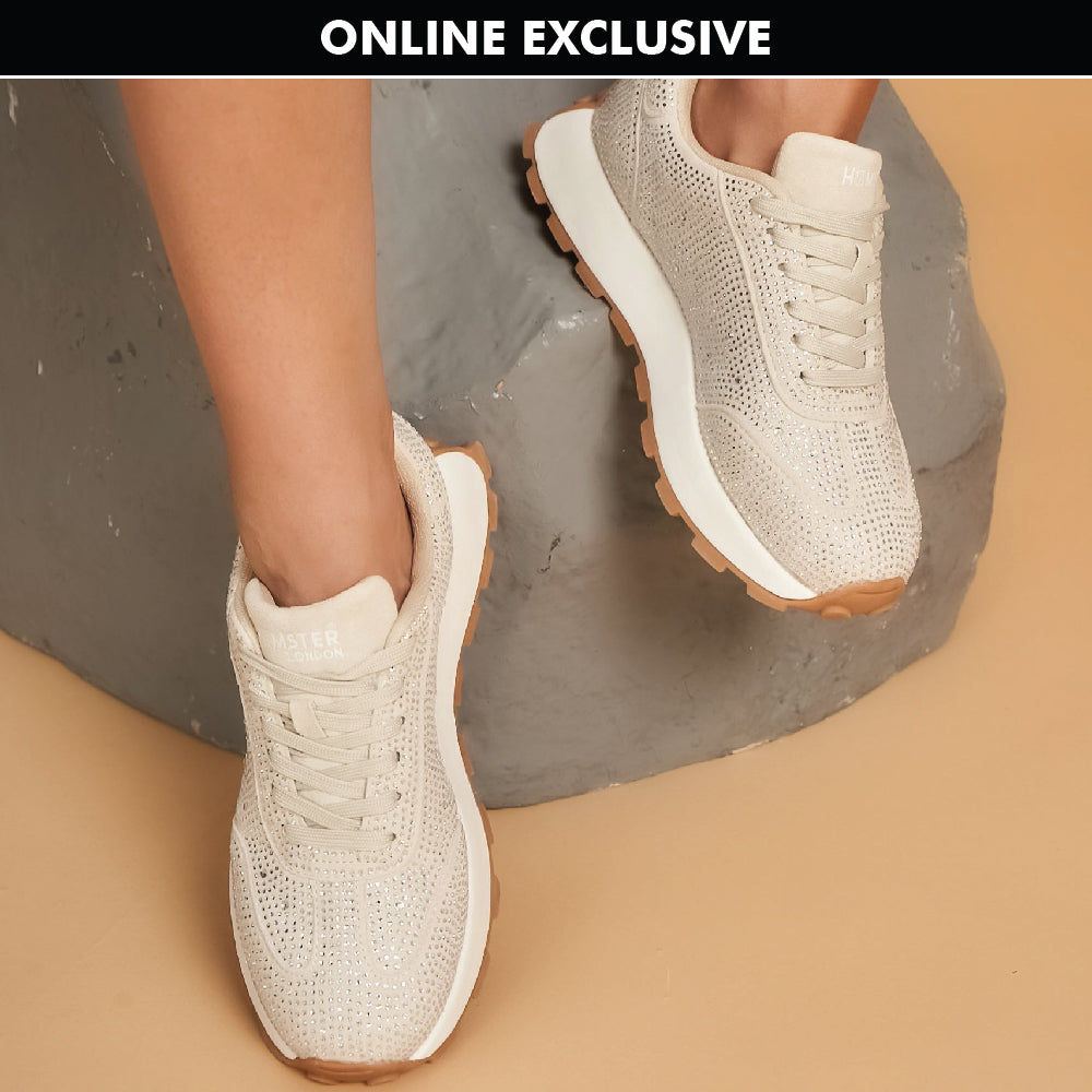 Hamster London Love Stone Off White Sneakers