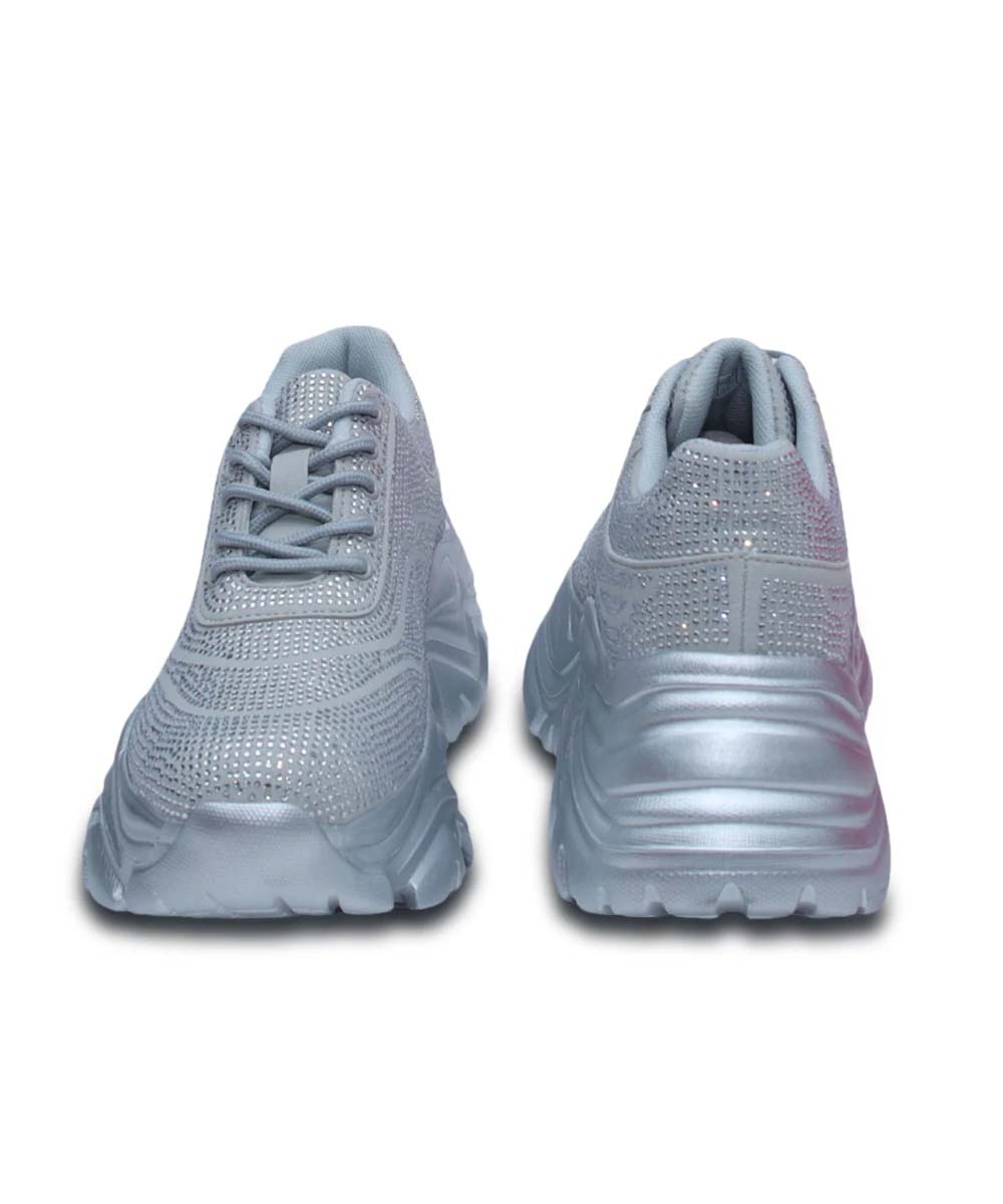 Hamster London Crystal Silver Sneakers