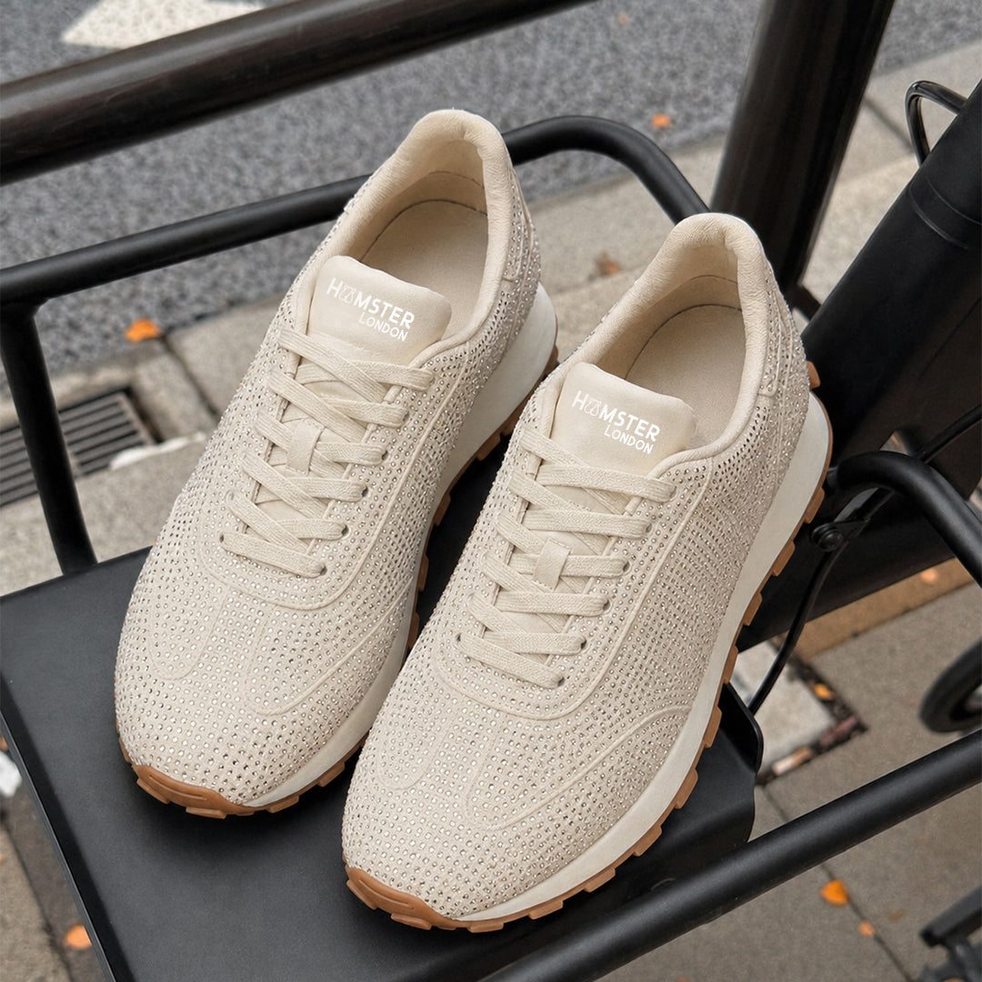 Hamster London Love Stone Off White Sneakers