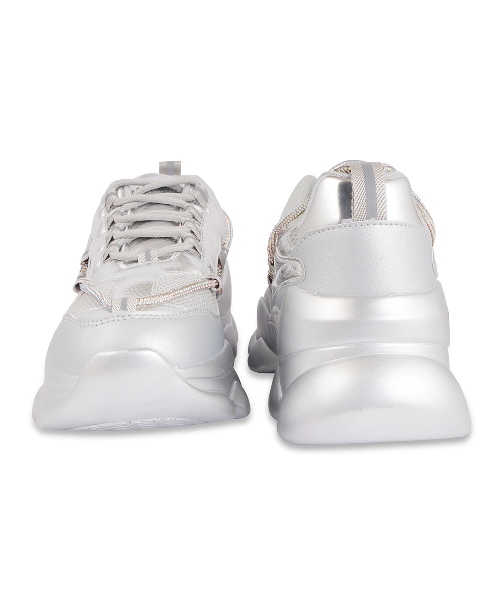 Hamster London Marcella Party Silver Sneakers