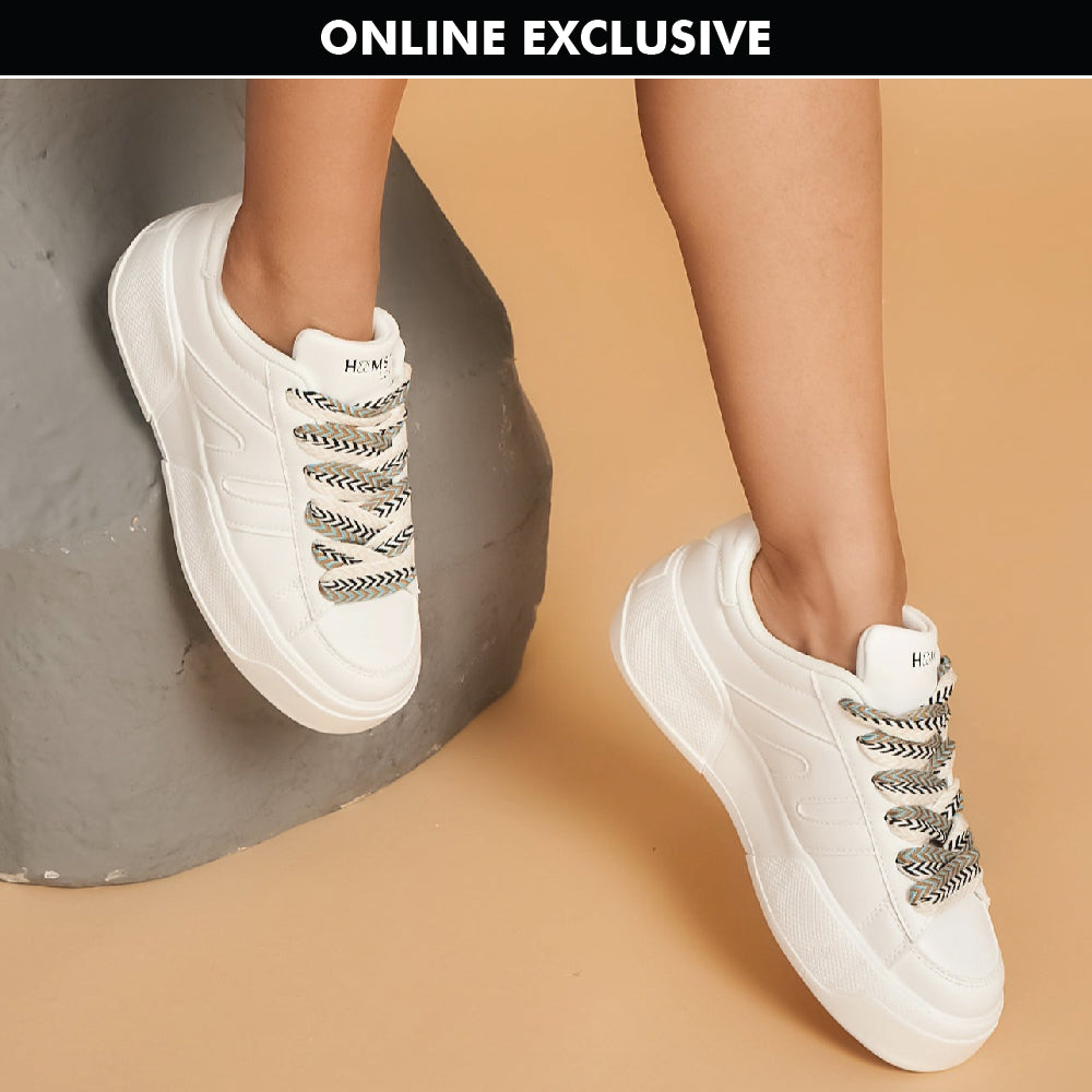 Hamster London Huxley White Sneakers
