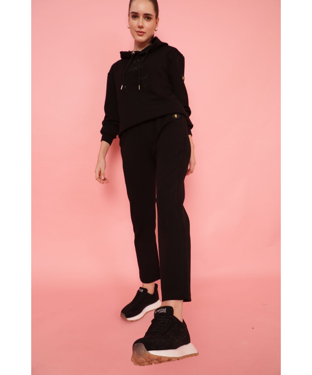 Hamster London Love Stone Black Sneakers