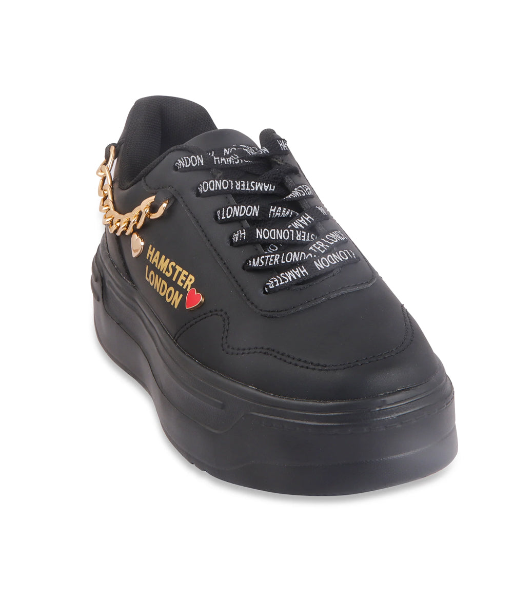 Hamster London Marcella Classic Black Party Sneakers