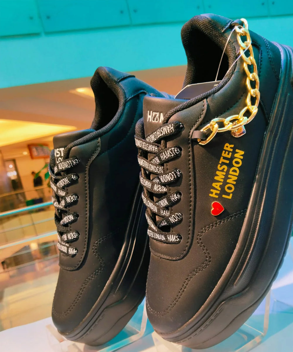 Hamster London Marcella Classic Black Party Sneakers