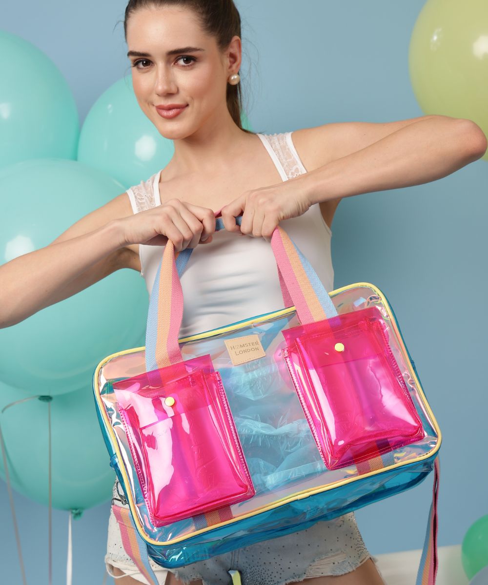 Hamster London Jelly Duffle Pink