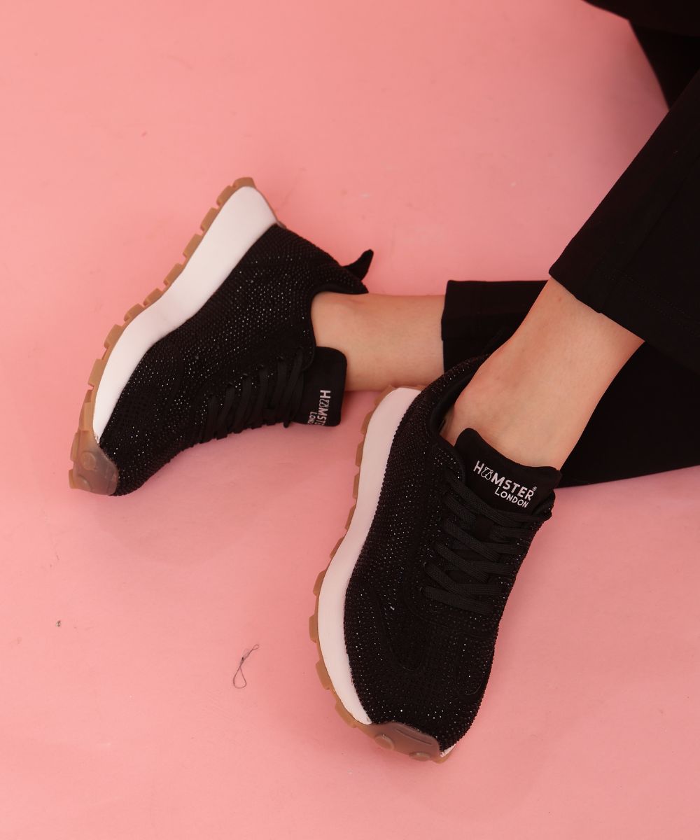 Hamster London Gems Sneaker – Black