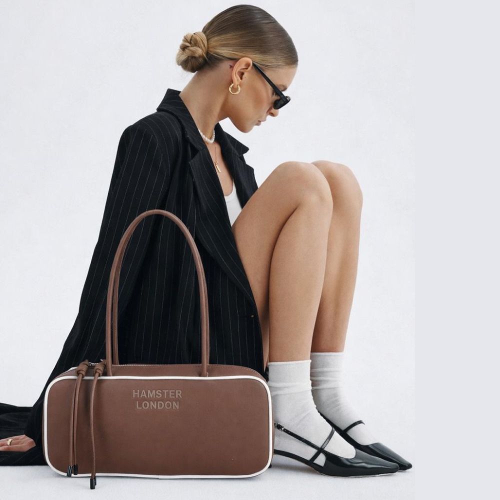 Hamster London Moshi Moshi Anne Bag Brown